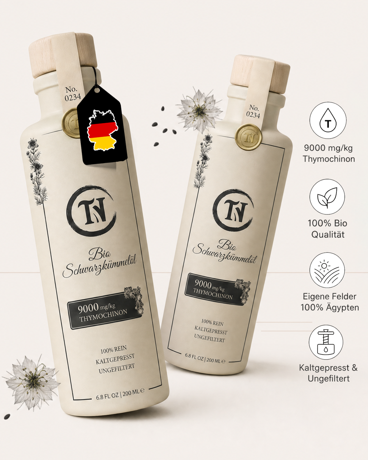 Reinstes Schwarzkümmelöl